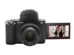 Sony ZV-E1 pilno kadro veidrodinis fotoaparato rinkinys su FE 28-60mm F4-5.6 objektyvu (juodas)