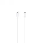 SEEK TOTI 20W Type-C PD sieninis greitasis įkroviklis su Type-C į Type-C 1 m PVC duomenų kabeliu, 3A, baltas