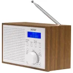 Denver DAB-46 DAB ne&scaron;iojamasis radijo aparatas, baltas