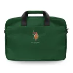 U.S. POLO ASSN. US Polo Torba USCB15PUGFLGN 16 colių ne&scaron;iojamojo kompiuterio krep&scaron;ys Žalia