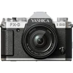 Yashica FX-D 100 35mm SLR juostinis fotoaparatas (juodas)