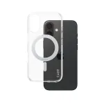PanzerGlass CARE&trade; by &reg; Dėklas Skaidrus su Sidabriniu Atraminiu Stovu ir MagSafe iPhone 16