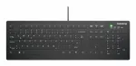 CHERRY Contour Design Active Key AK-C8112 pilno dydžio laidinė USB klaviatūra su žirkliniais jungikliais, QWERTY i&scaron;dėstymas, juoda