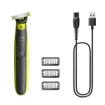 Folijos skustuvas Philips Norelco OneBlade 360 QP2724/23 &ndash; 1 a&scaron;menys, trimeris, &scaron;lapias/sausas, įkraunamas NiMH