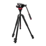 Manfrotto 055 Video Alu Black su 502AH galvute