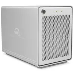 OWC Mercury Elite Pro Quad &ndash; 4 vietų HDD korpusas &ndash; 2,5/3,5 colio &ndash; Serial ATA III &ndash; USB 3.1 Gen 2 Type-C &ndash; sidabrinis