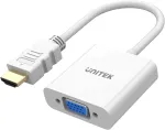 UNITEK HDMI į VGA adapteris, Full HD 1080p, 60Hz, baltas