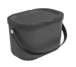 ROTHO Albula Anthracite - atliekų rū&scaron;iavimo konteineris - 3,2 l