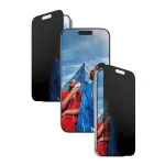 PanzerGlass&reg; 2-Way privatumo ekrano apsauga iPhone 17 | iPhone 16 Pro | Ultra-Wide Fit su EasyAligner
