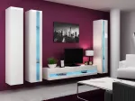 Cama lentynų blokas VIGO NEW 180/40/30 baltas/baltas blizgesys