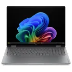 HP OmniBook X Flip 16-cc0475ngx 2-in-1 ne&scaron;iojamasis kompiuteris, AMD Ryzen AI 7 445, 32GB RAM, 1TB SSD, 16 colių jutiklinis ekranas, Windows 11 Home, Natural Silver (voki&scaron;ka klaviatūra)