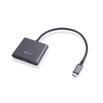 ESTUFF USB-C AV Multiport Hub (USB-C, 7-in-1, HDMI 4K60, 2x USB-A 3.0, USB-C PD 60W, Gigabit Ethernet, SD/MicroSD)