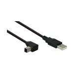 GoodConnections Alcasa USB 2.0 laidas A į B, kampuotas, 5 m, juodas