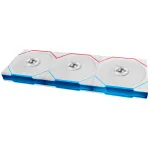Lian Li UNI FAN TL FLEX Wireless ARGB Reverse Blade 120 mm ventiliatorių 3 vnt. komplektas su valdikliu &ndash; baltas