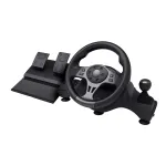 Trust GXT 289 Movi Black vairas su pedalais USB Nintendo Switch, PlayStation 4, Xbox One S, Xbox One X, Xbox Series S, Xbox Series X