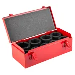NEO TOOLS 1 colio pavaros smūginių nasrų rinkinys, 9 vnt., 27-50 mm, Cr-Mo, DIN 3121