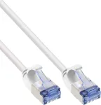 InLine&reg; Slim U/FTP Cat.6A jungiamasis laidas, PiMf, baltas, 2m