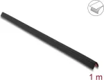 Delock PVC lipni apsauginė briaunų profilis su grioveliais, 40 x 40 mm, 1 m, juodas 18492