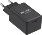 VOLTCRAFT 45W-CB48 dviejų prievadų USB sieninis įkroviklis PD 3.0 ir QC 3.0 juodas VC-17256065