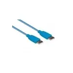 EXSYS EX-K1610-3 USB 3.2 Gen 1 kabelis, USB-A male į USB-A male, 3 m, mėlynas