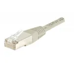 EXERTIS CONNECT CAT.5e F/UTP komutacinis kabelis, pilkas, 0,5 m, plonas snagless