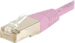 EXERTIS CONNECT Cat6 S/FTP PiMF komutacinis kabelis, rausvas, 15 m 854486