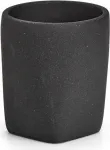 Zeller Present Dark Stone juodos spalvos stovintis dantų &scaron;epetėlių laikiklis (18892)
