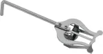 DIMAVERY žygiavimo lyra trimitui, nikeliuota metalinė, su spaustuku, sidabrinė 26600540