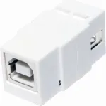 LogiLink NK0017 USB 2.0 A Female to B Female plok&scaron;čias baltas adapteris