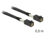 Delock vidinis SAS kabelis - SAS 6Gbit/s - 4x Mini SAS HD (SFF-8643) į 4x Mini SAS HD (SFF-8643) - 50 cm - P/N: 62703, 62704