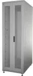 IT-BUDGET 19 inch serverio spintos SRK komplektas - 42U - 600x1000 mm - perforuotos dvigubos priekinės ir galinės durelės - 4 aktyvūs ventiliatoriai - PDU - lentynos - surinkta - &scaron;viesiai pilka 99ITB19SRK42610DTGM