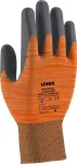 Uvex phynomic C3 apsauginės pir&scaron;tinės nuo įpjovimų, 10 dydis, pilkos/oranžinės, 6005410