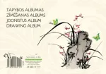 Pie&scaron;imo albumas SMLT, A4, 150 g, klijuotas (40) 0708-204