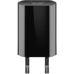 USB sieninis įkroviklis GOOBAY 5 W, 1x USB 2.0, įėjimas 100&ndash;240 V, juodas