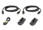 ATEN USB DisplayPort Dual Display Secure KVM rinkinys; 3 m USB DisplayPort Dual Display