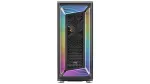 Aerocool Interstellar-G-BK-v1 Midi Tower kompiuterio korpusas, ATX/Micro-ATX/Mini-ITX, ARGB, grūdintas stiklas, juodas