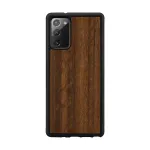 Dėklas Samsung Galaxy Note20 (N980, N981) juoda koala, natūrali mediena ir polikarbonatas, man and wood