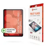 Displex Tablet Glass (9H), Apple iPad 10,9 colio (10. kartos, 2022)/11 colio (2025), Eco montavimo rėmelis, nedūžtantis