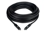Aktyvus optinis USB-C kabelis ATEN UE3410F-AT, 10 m, USB-C į USB-C, 10 Gbit/s, juodas