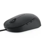 DELL Pro Wired Mouse MS3220 &ndash; laidinis pelė, juoda, ambidekstrinė, lazerinė, USB-A, 3200 DPI, 2 ms