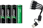 Coast Products 1x4 Coast Zithion-X Mignon AA akumuliatorius su USB-C įkrovimo jungtimi (100047534)