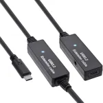 InLine USB 3.2 Gen.1 aktyvus ilginimo kabelis, USB-C ki&scaron;tukas į USB-C lizdą, 15 m