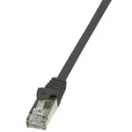 Tinklo kabelis LogiLink Cat.6 U/UTP RJ-45 7,5 m Juodas