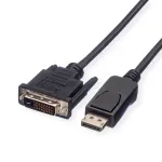 VALUE DisplayPort&ndash;DVI-D (24+1) LSOH laidas 3 m