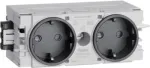 Hager Dado Trunking Plug-In Modulis (P x A x G) 120 x 50 x 61 mm GS20009011 1 vnt. grafito juoda (RAL 9011)