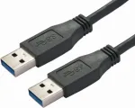 USB laidas Bachmann 918.176 USB 3.2 Gen 1 1 m juodas