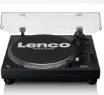 Patefonas Lenco LEN L-3818 Juodas, automatinis, aliuminio plok&scaron;telė, USB B tipo, 230 V