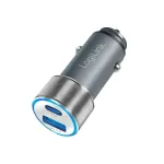 LogiLink automobilinis maitinimo &scaron;altinis 36 W, 3 A, PD 3.0, QC 3.0, 2 i&scaron;ėjimai (USB, USB-C 24 kontaktų)