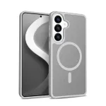 Crong Hybrid Matte Magnetic dėklas Samsung Galaxy S26 &mdash; TPU + PC, pilka