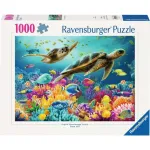 Dėlionė Ravensburger Blue Underwater World 1000 dalių, suaugusiems/paaugliams, standartinis formatas